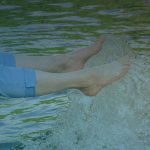 Feet and water