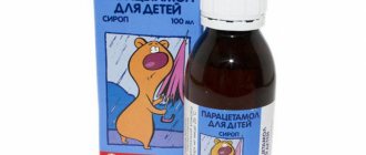 Paracetamol syrup for children is an effective antipyretic and pain reliever